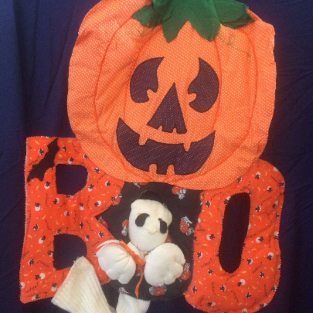 FINAL MARKDOWN Handmade Halloween door hanger